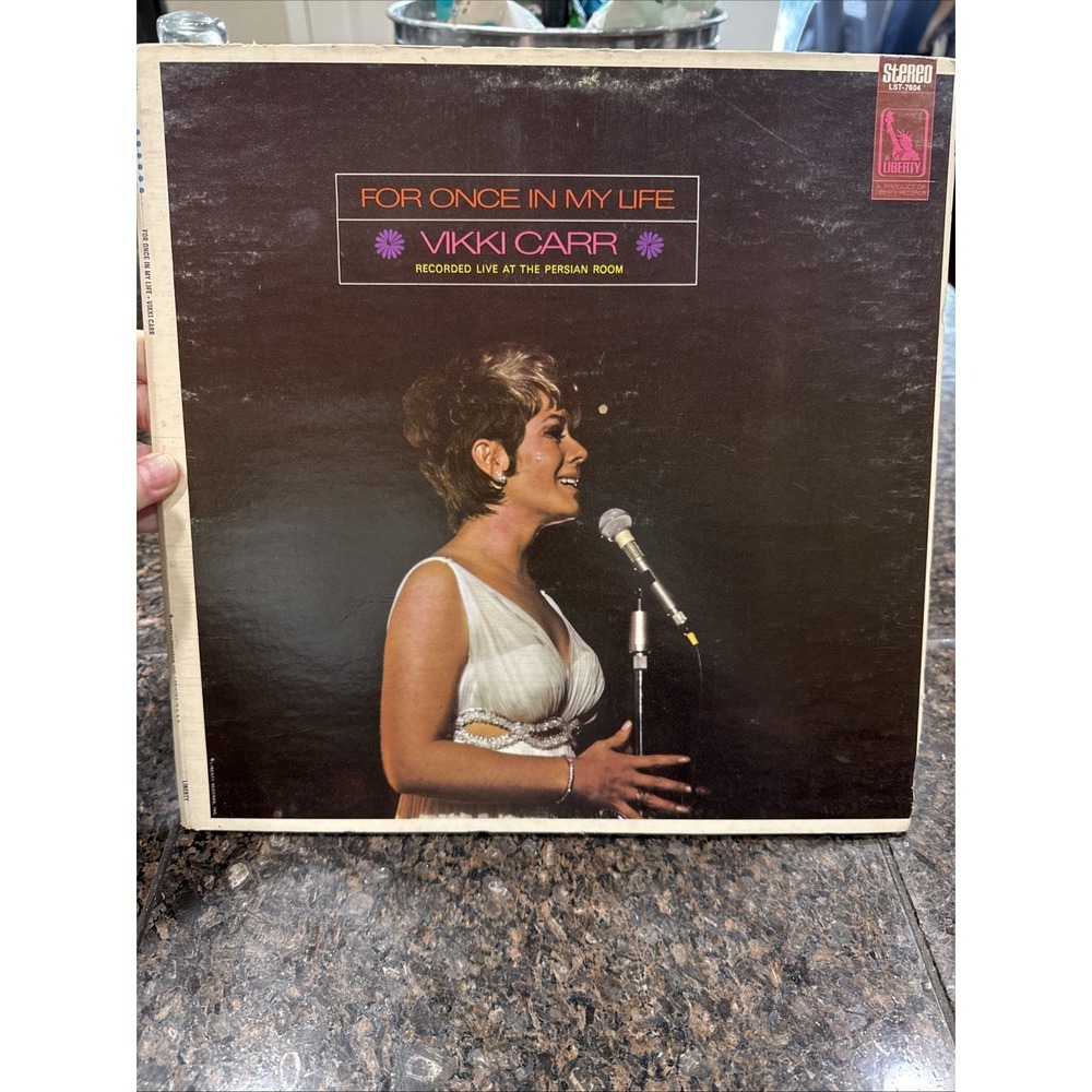 Vikki Carr For Once in My Life Vintage Vinyl Record LP 1969 LST-7604 Gatefold